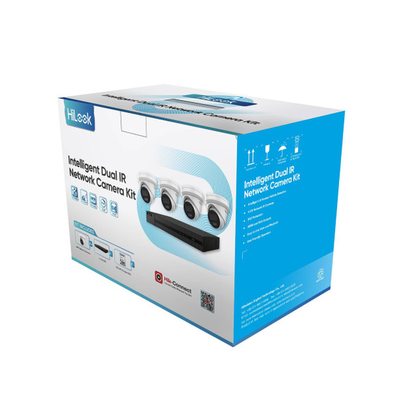 HikVision HiLook Kit IK-4246TH-MM-P, 4 x 6MP Turret + 1 x 4CH NVR + 1 x 2TB HDD