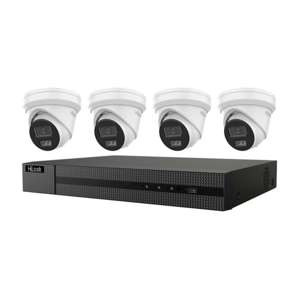 HikVision HiLook Kit IK-4246TH-MM-P, 4 x 6MP Turret + 1 x 4CH NVR + 1 x 2TB HDD