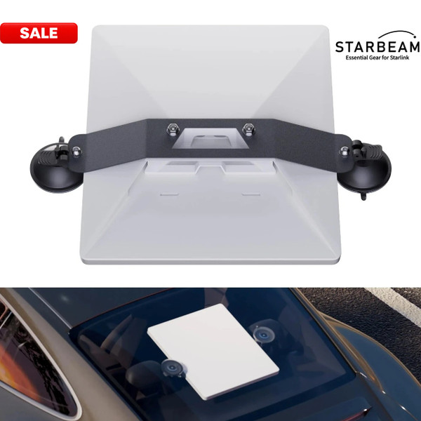 STARBEAM Starlink Mini 2 Suction Cup Mount for Vehicle Sunroof or Window