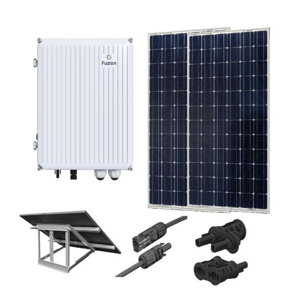 Fuzion Solar Kit - 2 x 95W Panels