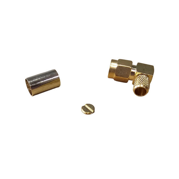 SMA Male Connector L-240 Cable Right Angle Body