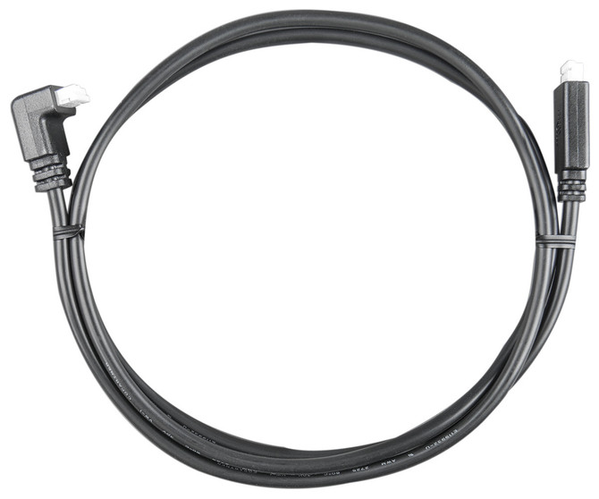 Victron VE.Direct Cable 1,8m (one side Right Angle conn)