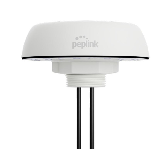 Peplink Mobility 02 (Puma 020-R-B-6), 2xWi-Fi, 2400-6000MHz, IP68, RP-SMA, White, 6.5 ft / 2.0m