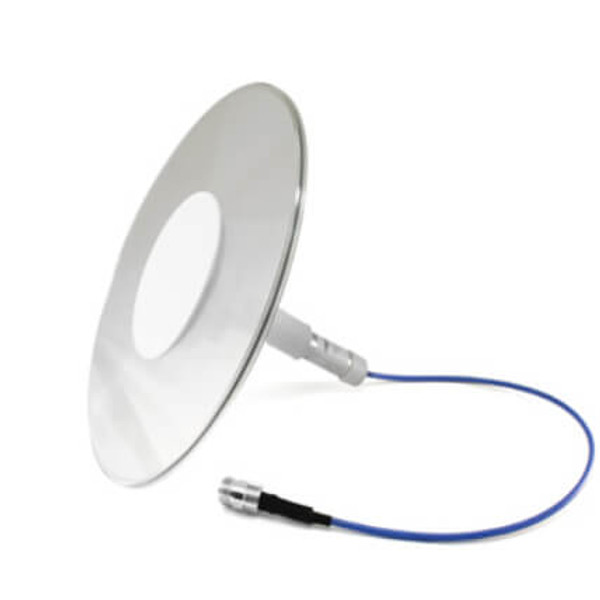 Pulse Larsen 4G Ultrathin White DAS Antenna, 698 to 2700 MHz, N Female