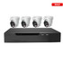 WatchAI 4K CCTV Kit - 4 x 8MP Turret Cameras with 8CH 2TB HDD NVR