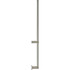 GM48W Galvanised Steel Wall Mount Mast, 48 mm Pole, 2m