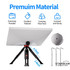 STARBEAM Starlink Mini 18cm Extendable Tripod with Adapter and Pegs – suits old Pipe Adapter only