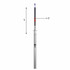 ComAnt Omni-Directional Coaxial Dipole Antenna, 326 to 353 MHz, 2dBi, N Female