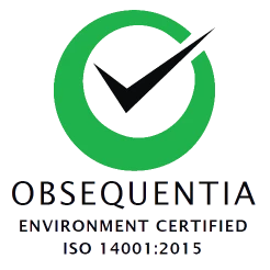 Obsequentia Environment Certified — ISO 14001:2015