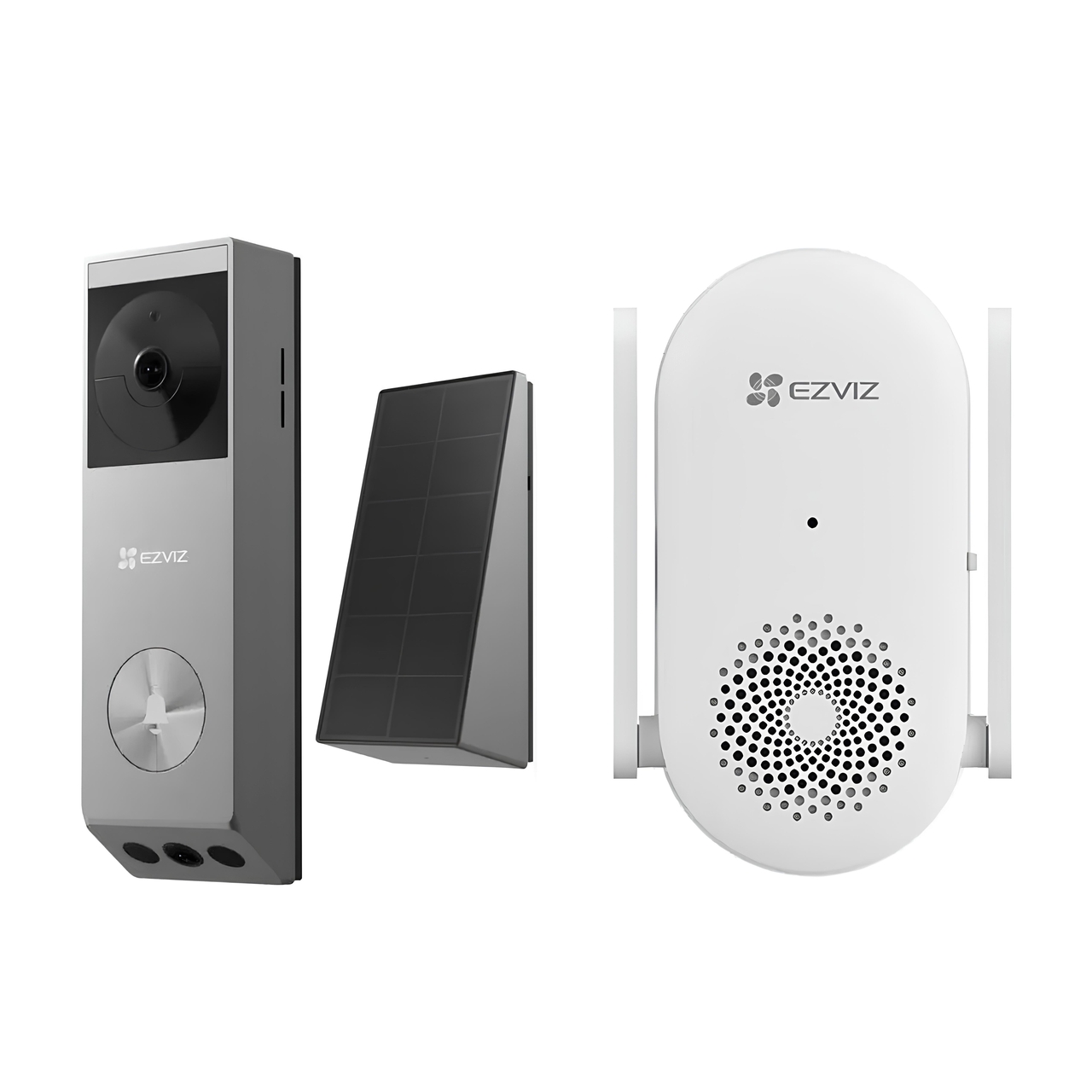 【新品未使用】EZVIZ EP3x ビデオドアベル 2K画質 EZVIZ EP3x - Battery-Powered Video Doorbell Kit