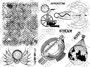 A Wing Above The Rest Rubber Stamp Set