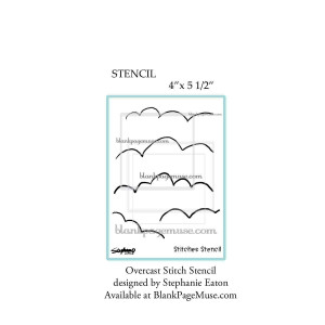 Overcast Stitch Stencil designed by Stephanie Eaton SEOverSt