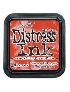 Bright Red Distress Oxide ink pad made by Ranger Ink

Tim Holtz Distress Oxide Ink Pad - Crackling Campfire