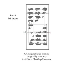 Crackerjack Slimline Stencil designed by Pam Bray PBSTCrj