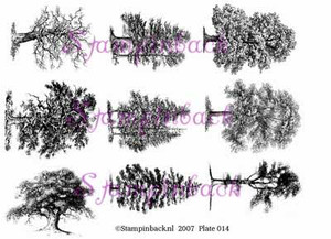 Trees Half Sheet 1