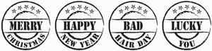 Christmas, New Year, Hair Day, Lucky You 1