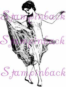 Dance In The Wind Woman Dancing SB71-6 1