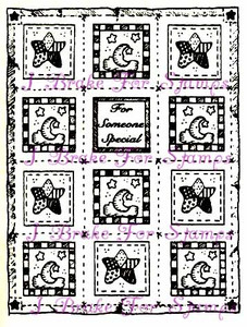 Moon and Stars Baby Quilt