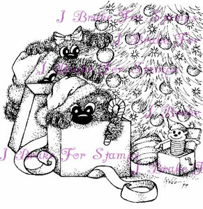 Christmas Packages Shy Bears