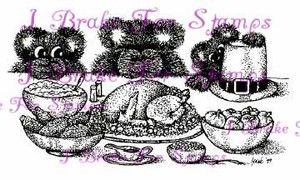 Thanksgiving Shy Bears