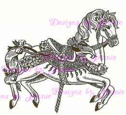 Vintage Carousel Horse