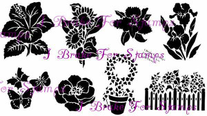 Embossing Arts Solids - Flowers
