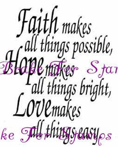 Faith, Hope, Love