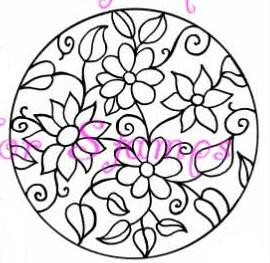 Stained Glass Flowers #4