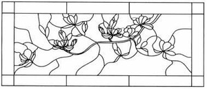 Stained Glass Magnolia