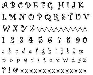 Alphabet Sheet #1 SB072