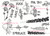 Wildflowers Spring Summer Floral, words,  art rubber stamps SB148B