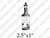 Love Potion #9 Vintage Bottle Rubber Stamp