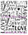 LOVE Text Background
