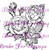 June's Rose Birth month flower rubber stamp EA110J