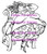 Stressed Estelle Humorous Seniors rubber stamp