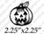 Jack o Lantern Halloween Rubber Stamp by Pam Bray Designs