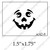 Create a Pumpkin with Faces and Handprints Halloween Rubber Stamp SC42-13