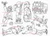Boys playing as firefighter, soldier, pilot, Plane , fire engine, rubber stamps SB100A