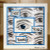 Binoculars ,Golf Ball, Eye, Finger pointing, Eye chart style words,  art rubber stamps SB144b Half Sheet 1