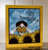 Binoculars ,Golf Ball, Eye, Finger pointing, Eye chart style words,  art rubber stamps SB144b Half Sheet 1