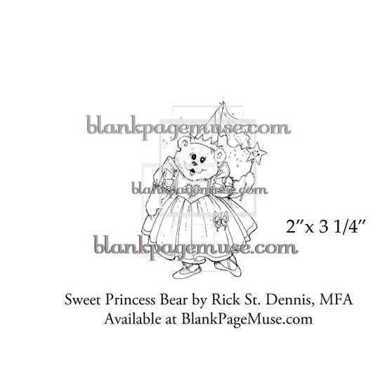 Sweet Princess Costume Bear Fancy by Rick St Dennis RSDIBFS017-11