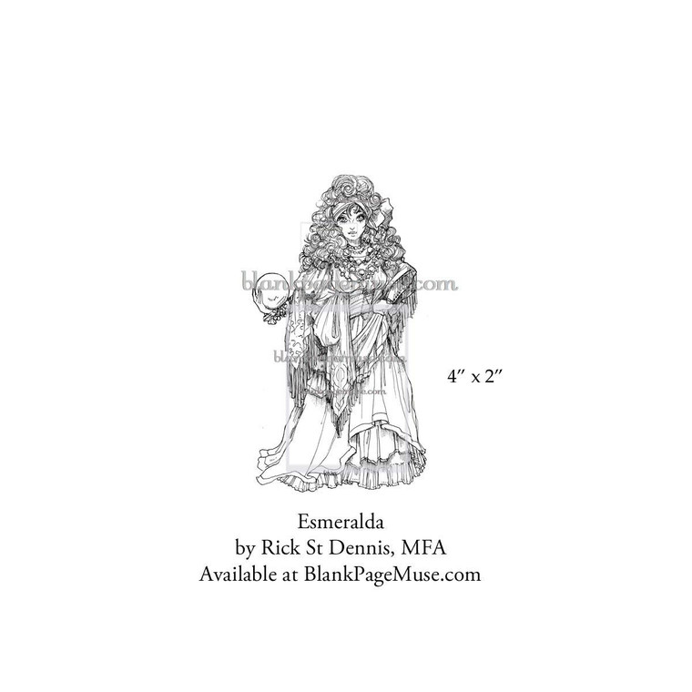 Magical Fortune Teller Esmeralda designed by Rick St Dennis RSDIBFS010-03
