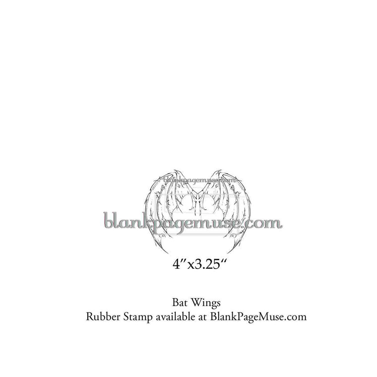 Broken Wings Art Rubber Stamp SC0076-02