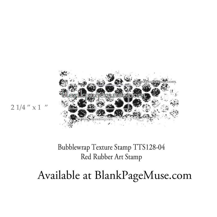 Bubblewrap Texture Art Rubber Stamp TTS128-04