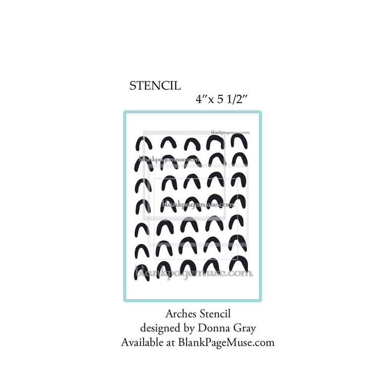 Arch pattern stencil designed by Donna Gray DGArchSt
