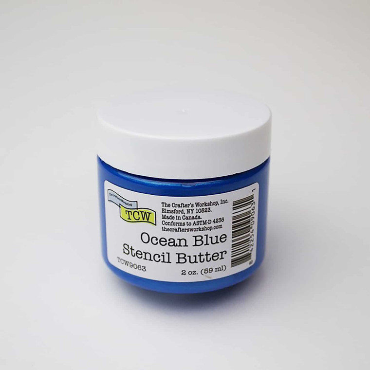 TCW9063 Ocean Blue Stencil Butter 2oz. (842254090631) modeling paste soft