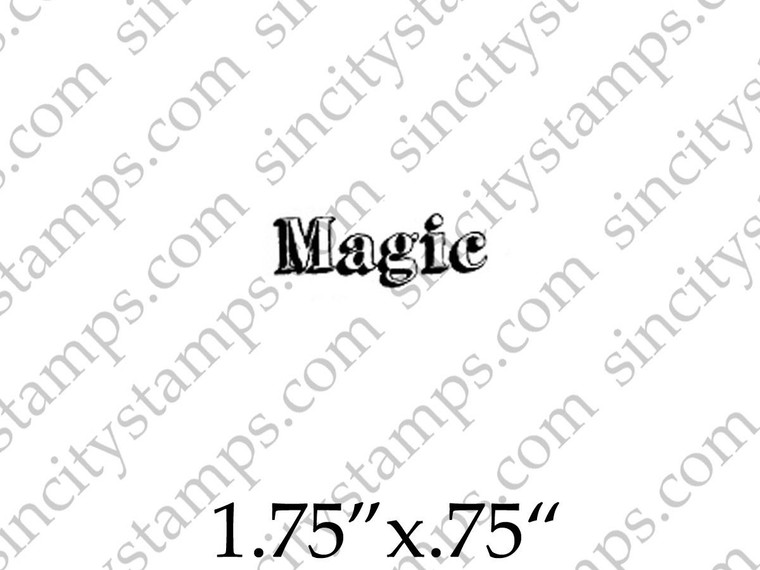 Magic Word Rubber Stamp