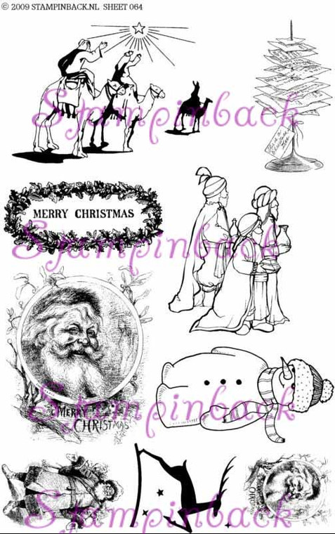 Christmas Sheet #SB064 1