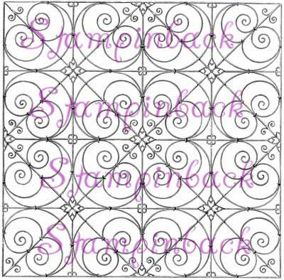 Iron Work Background 1