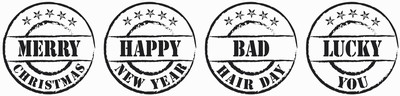 Christmas, New Year, Hair Day, Lucky You 1
